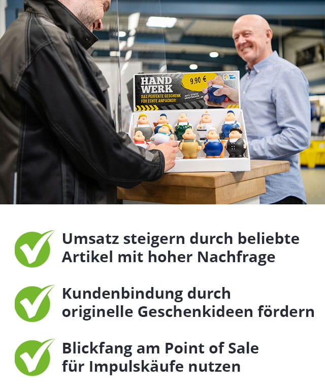 Verkauf am Tresen