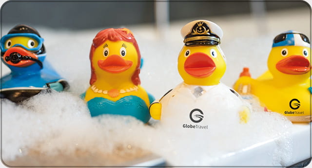 Reise- und Tourismus-Enten