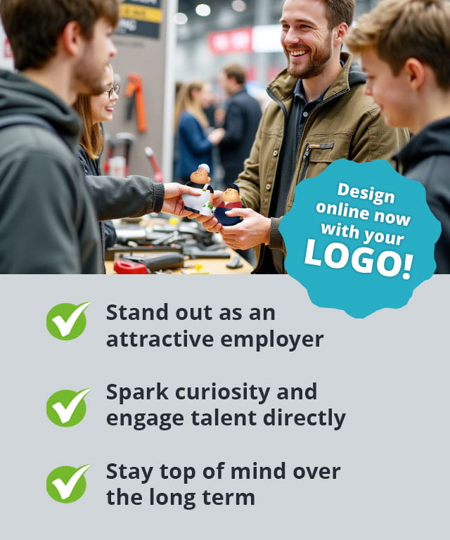 Promotional items for job fairs and similar events