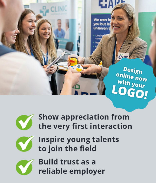 Promotional items for job fairs and similar events