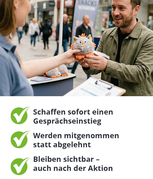 bedruckte Werbegeschenke für Aktionen