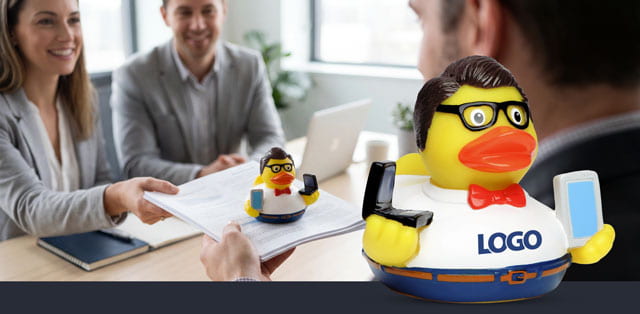 Werbegeschnek wird im Alltag benutzt