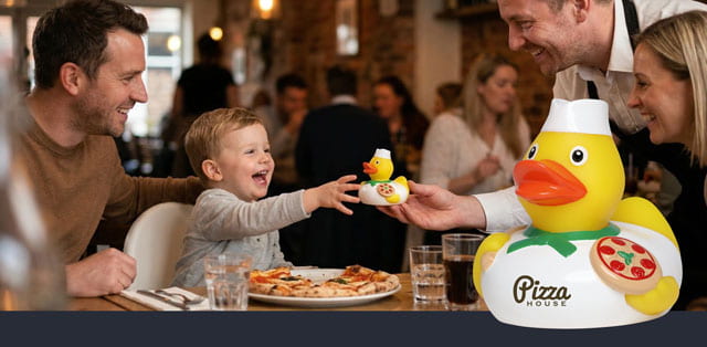 Werbegeschnek wird im Alltag benutzt