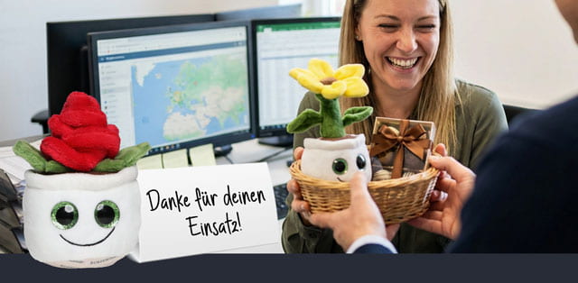 kleine Aufmerksamkeit für Mitarbeiter